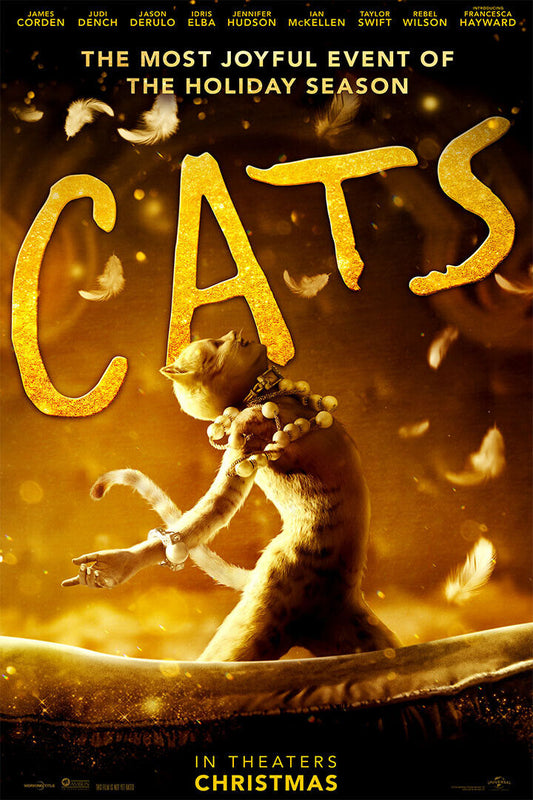Cats Movie The Holiday Season Music Rebel Wilson Poster Wall Art Print Home Wall Decor - xonomax