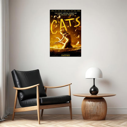 Cats Movie The Holiday Season Music Rebel Wilson Poster Wall Art Print Home Wall Decor - xonomax