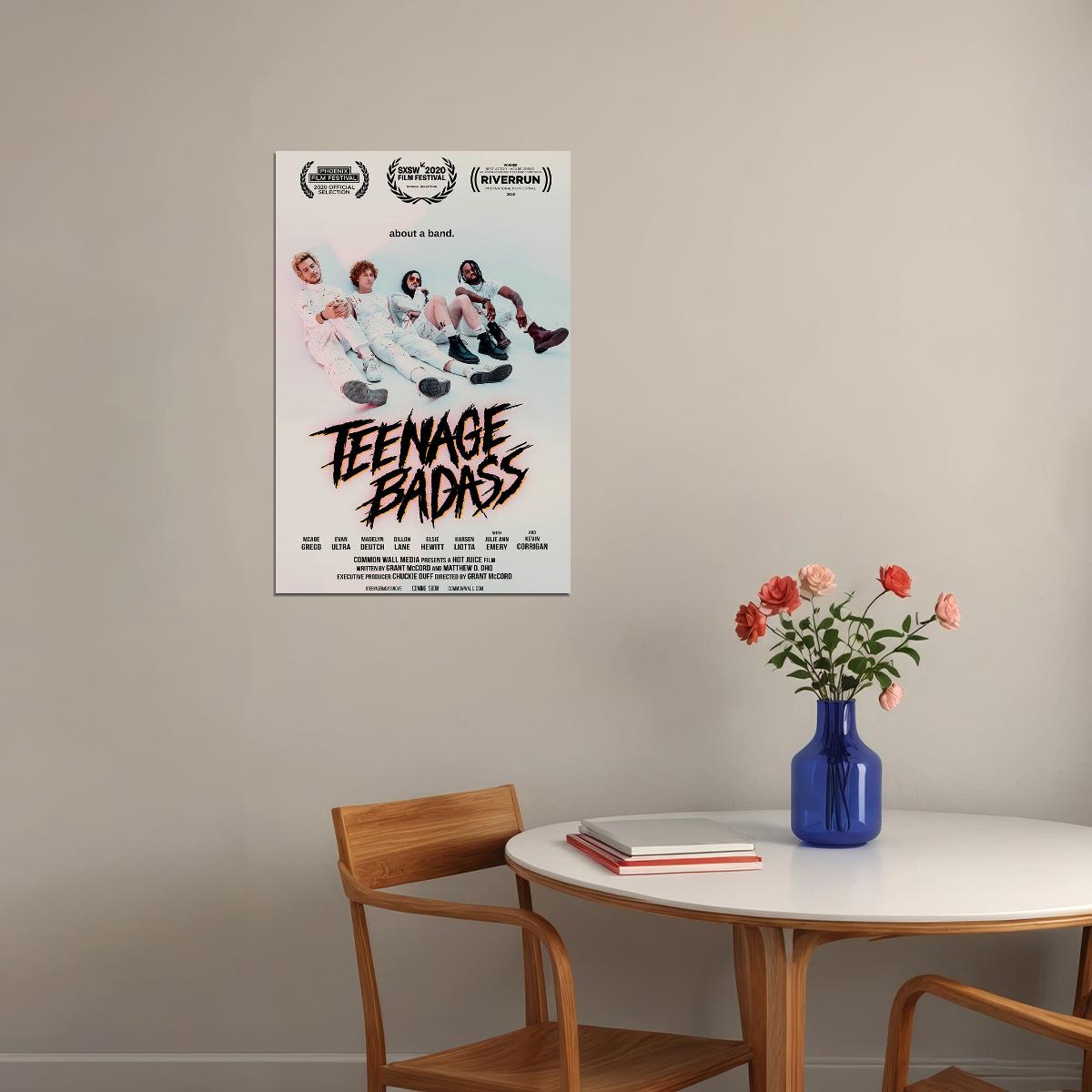Teenage Badass Movie 2019 Comedy Poster Wall Art Print Home Wall Decor - xonomax