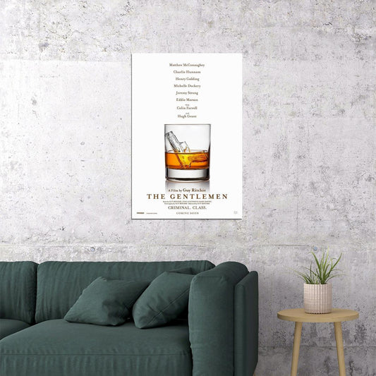 The Gentlemen Movie 2020 Action Comedy Movie Poster Wall Art Print Home Wall Decor - xonomax