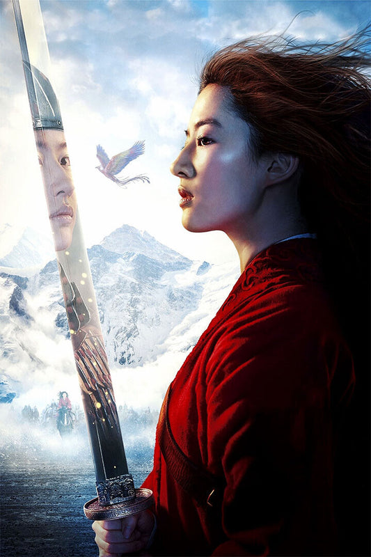 Mulan Movie 2020 Yifei Liu Adventure Action Poster Wall Art Print Home Wall Decor - xonomax