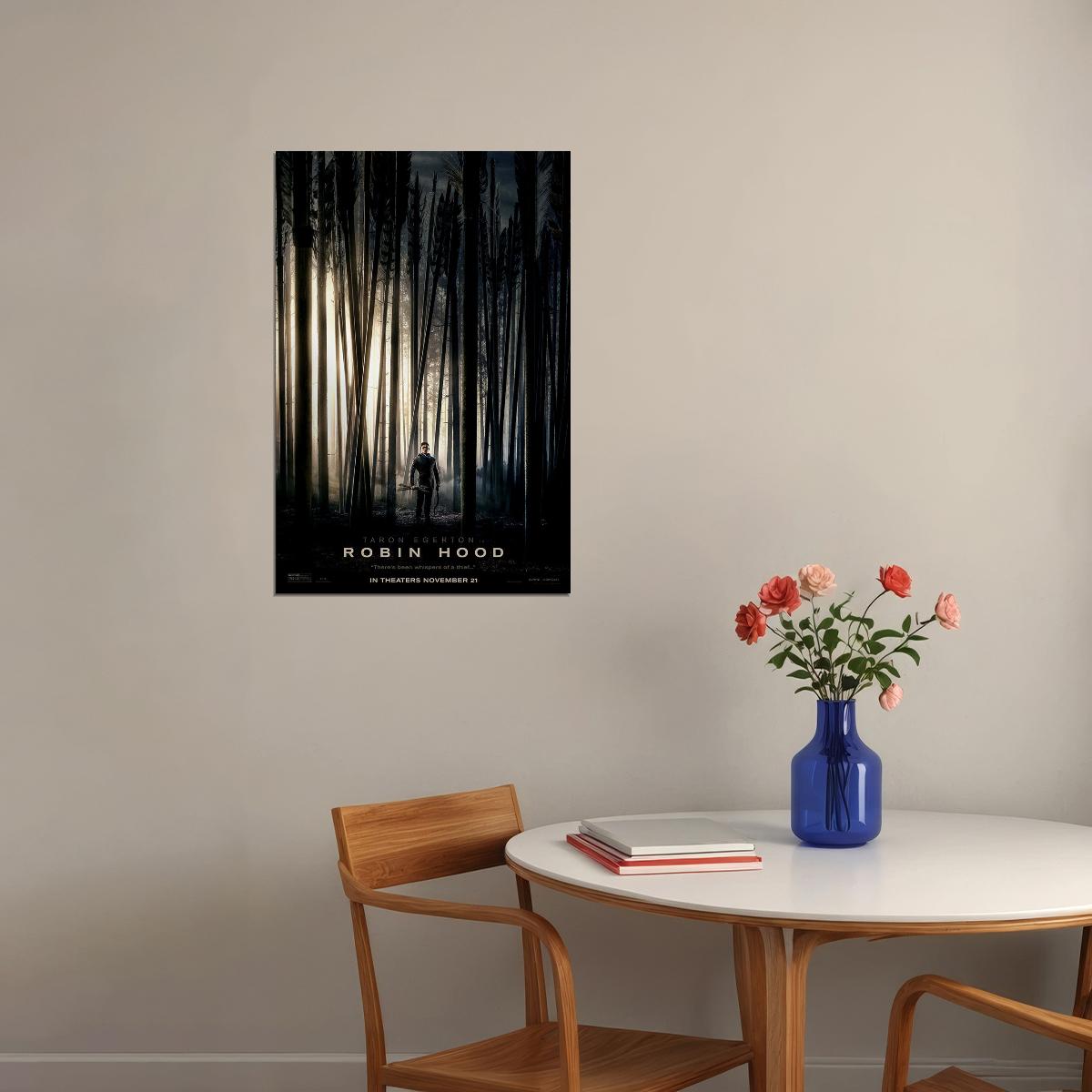 Taron Egerton Robin Hood Movie Drama Action Poster Wall Art Print Home Wall Decor - xonomax