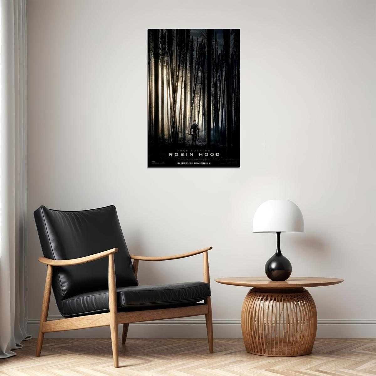 Taron Egerton Robin Hood Movie Drama Action Poster Wall Art Print Home Wall Decor - xonomax