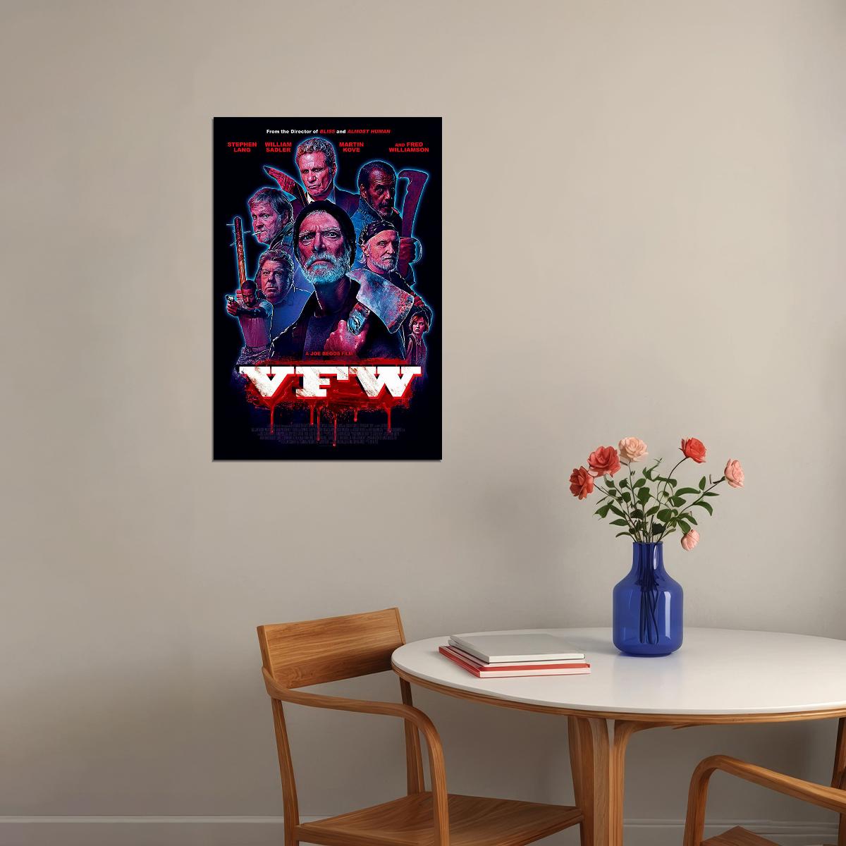 Vfw Movie 2020 Stephen Lang Martin Kove Crime Poster Wall Art Print Home Wall Decor - xonomax