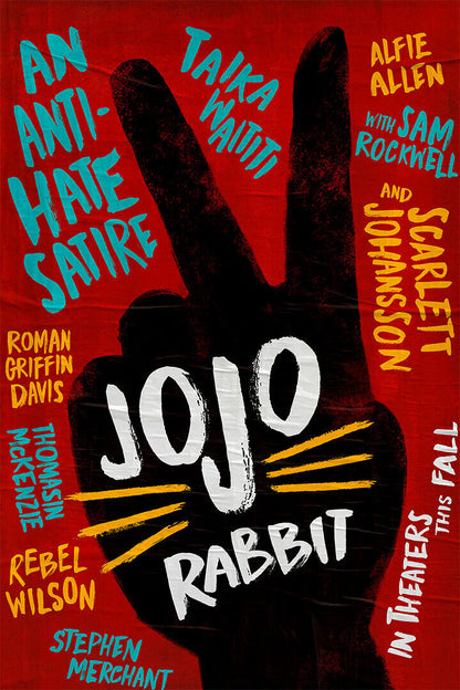 Jojo Rabbit Movie 2020 Comedy Drama War Poster Wall Art Print Home Wall Decor - xonomax