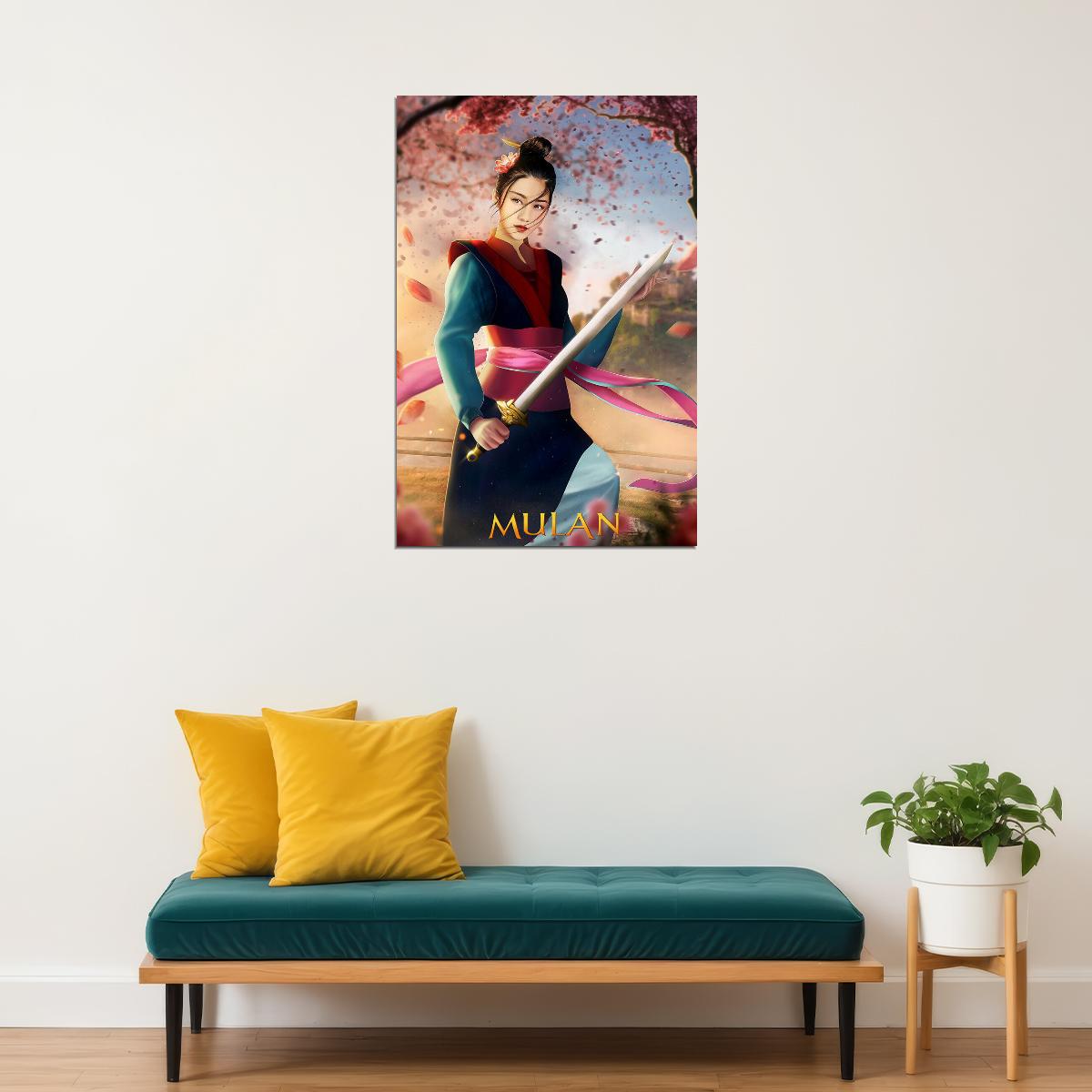 Mulan 2020 Movie Action Adventure Poster Wall Art Print Home Wall Decor - xonomax