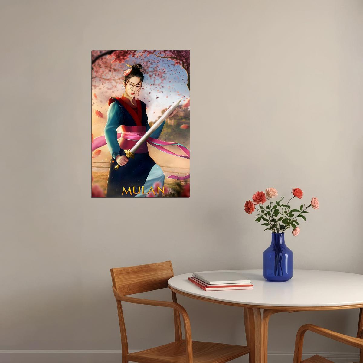 Mulan 2020 Movie Action Adventure Poster Wall Art Print Home Wall Decor - xonomax