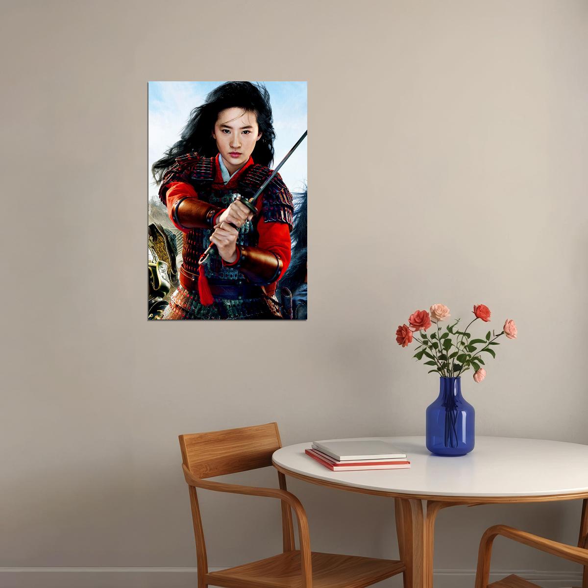 Mulan Movie Young Girl Action Adventure Poster Wall Art Print Home Wall Decor - xonomax