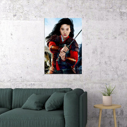 Mulan Movie Young Girl Action Adventure Poster Wall Art Print Home Wall Decor - xonomax