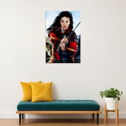 Mulan Movie Young Girl Action Adventure Poster Wall Art Print Home Wall Decor - xonomax