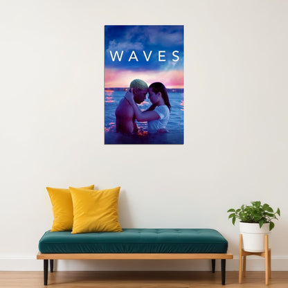 Waves Movie 2019 Lucas Hedges Alexa Demie Romantic Poster Wall Art Print Home Wall Decor - xonomax