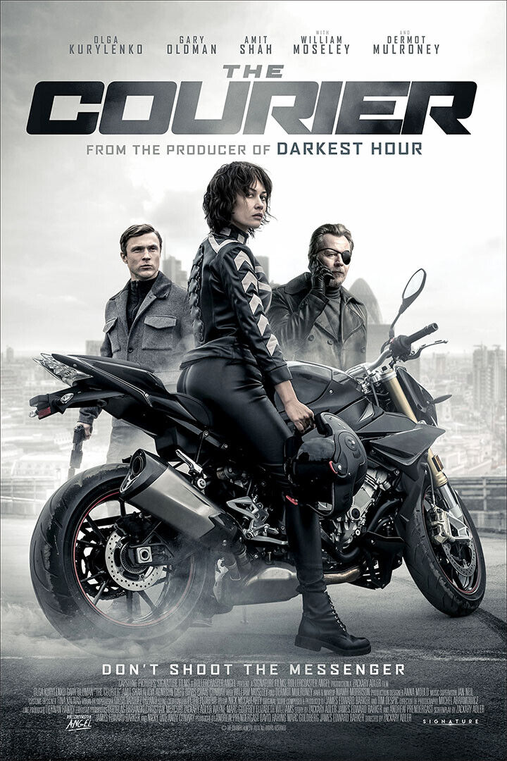 The Courier Olga Kurylenko Gary Oldman Action Poster Wall Art Print Home Wall Decor - xonomax