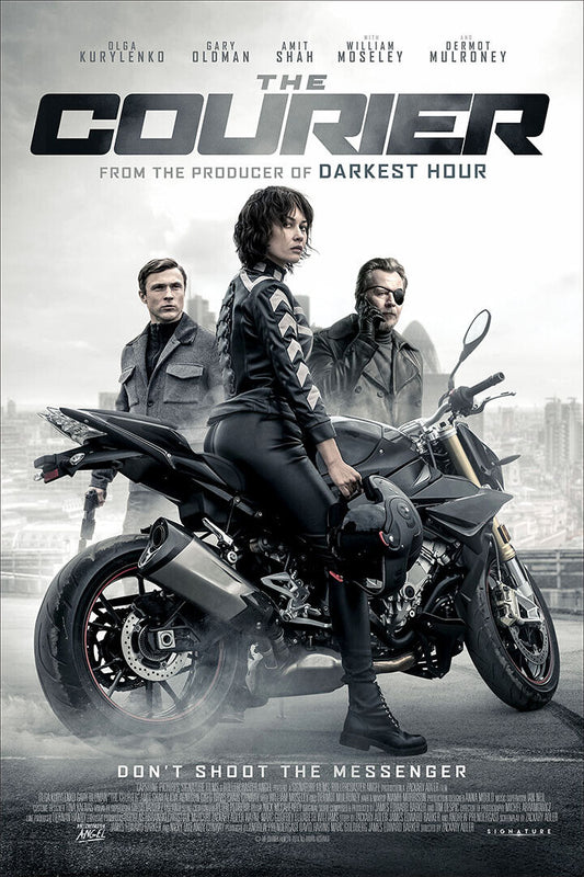 The Courier Olga Kurylenko Gary Oldman Action Poster Wall Art Print Home Wall Decor - xonomax