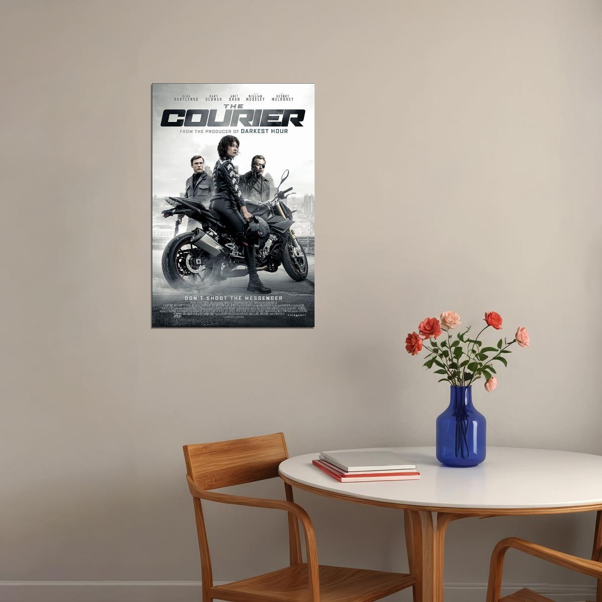 The Courier Olga Kurylenko Gary Oldman Action Poster Wall Art Print Home Wall Decor - xonomax