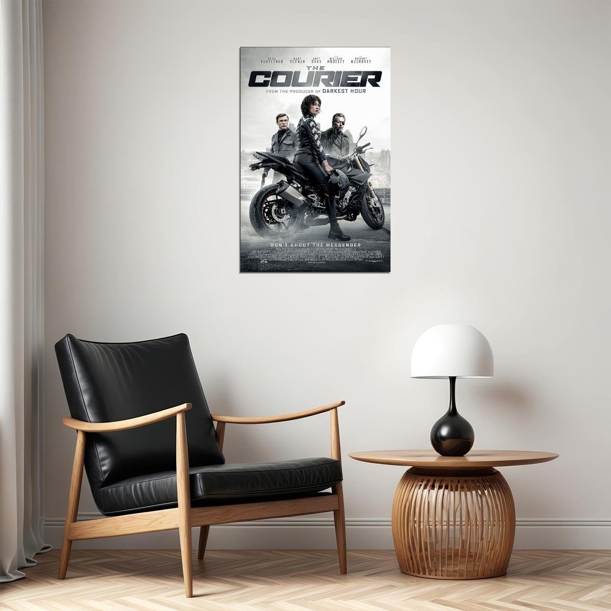 The Courier Olga Kurylenko Gary Oldman Action Poster Wall Art Print Home Wall Decor - xonomax