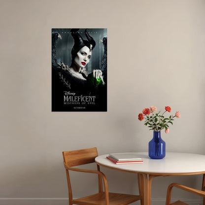 Maleficent Mistress Of Evil Movie 2019 Drama Poster Wall Art Print Home Wall Decor - xonomax