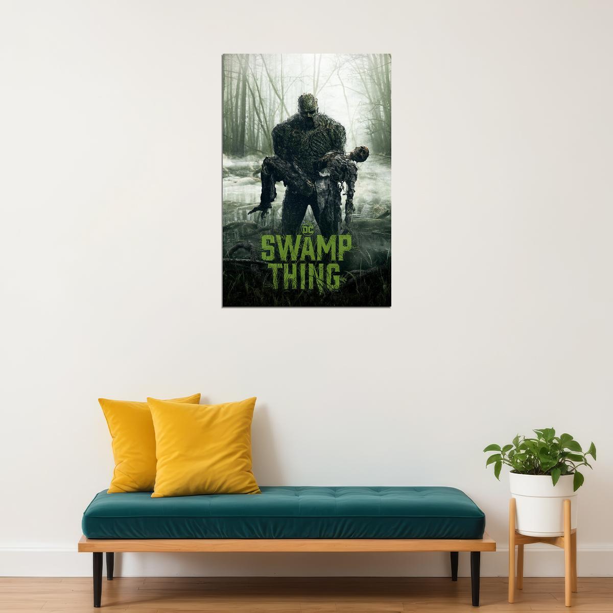 Swamp Thing Comics Superhero Tv Series 2019 Season Drama Poster Wall Art Print Home Wall Decor - xonomax