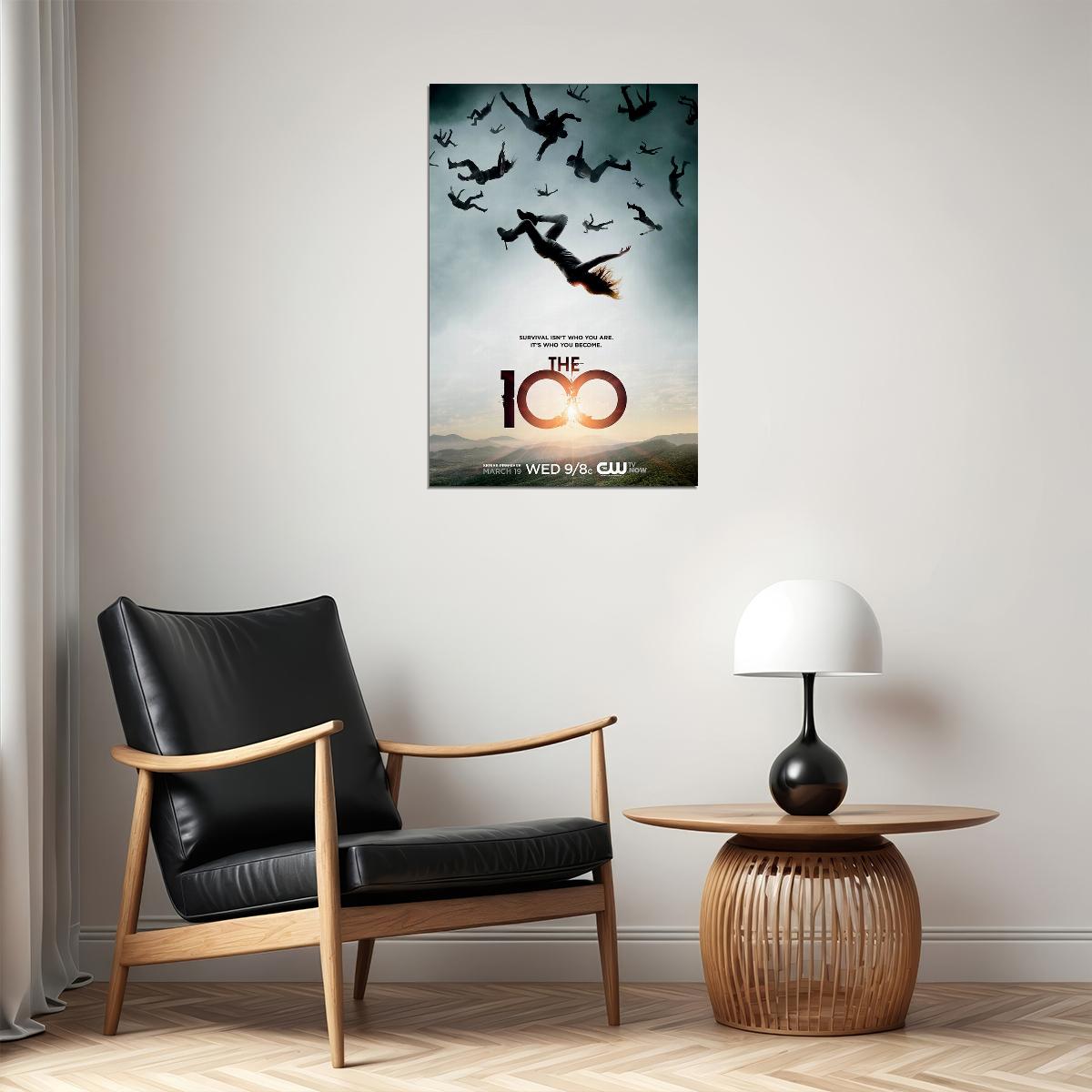 The 100 Tv Series Show 2019 Horror Movie Drama Poster Wall Art Print Home Wall Decor - xonomax