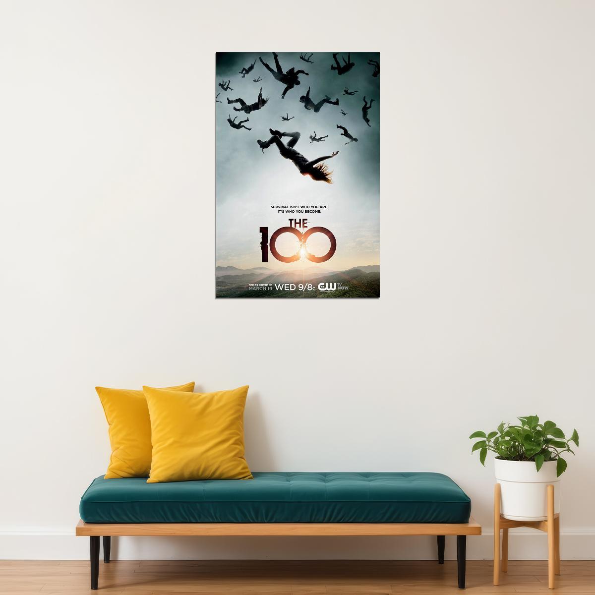The 100 Tv Series Show 2019 Horror Movie Drama Poster Wall Art Print Home Wall Decor - xonomax