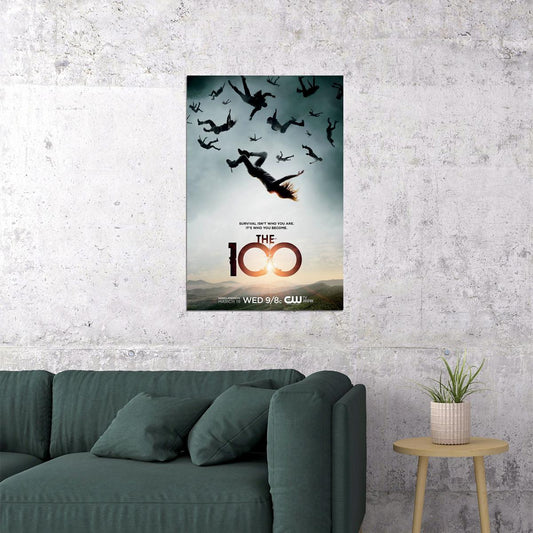 The 100 Tv Series Show 2019 Horror Movie Drama Poster Wall Art Print Home Wall Decor - xonomax