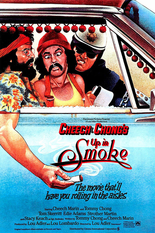 Up In Smoke Movie Cheech And Chong Weed Comedy Poster Wall Art Print Home Wall Decor - xonomax