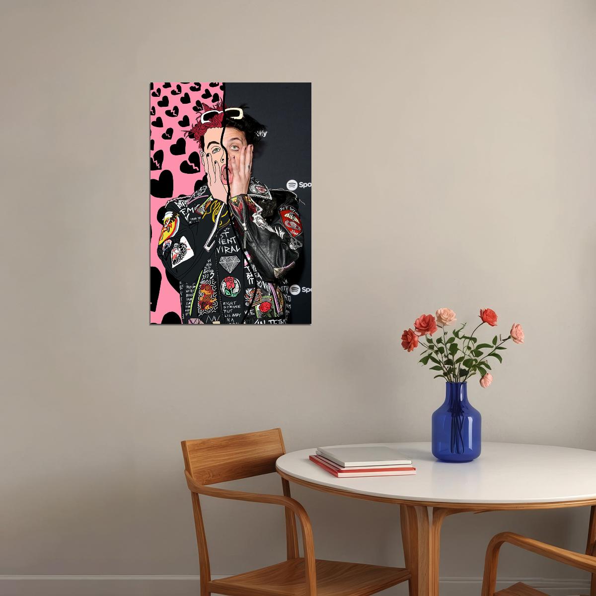 Yungblud Album Cover Rock Music Singer Poster Wall Art Print Home Wall Decor