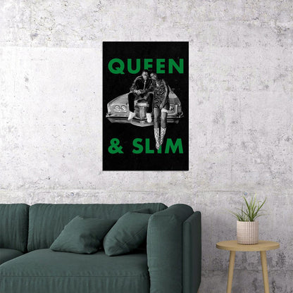Queen And Slim Movie 2019 Daniel Kaluuya Drama Crime Poster Wall Art Print Home Wall Decor