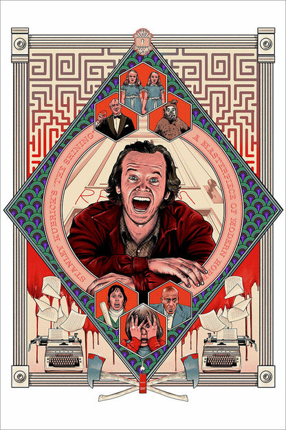 The Shining Classic Movie 1980 Horror Poster Wall Art Print Home Wall Decor - xonomax