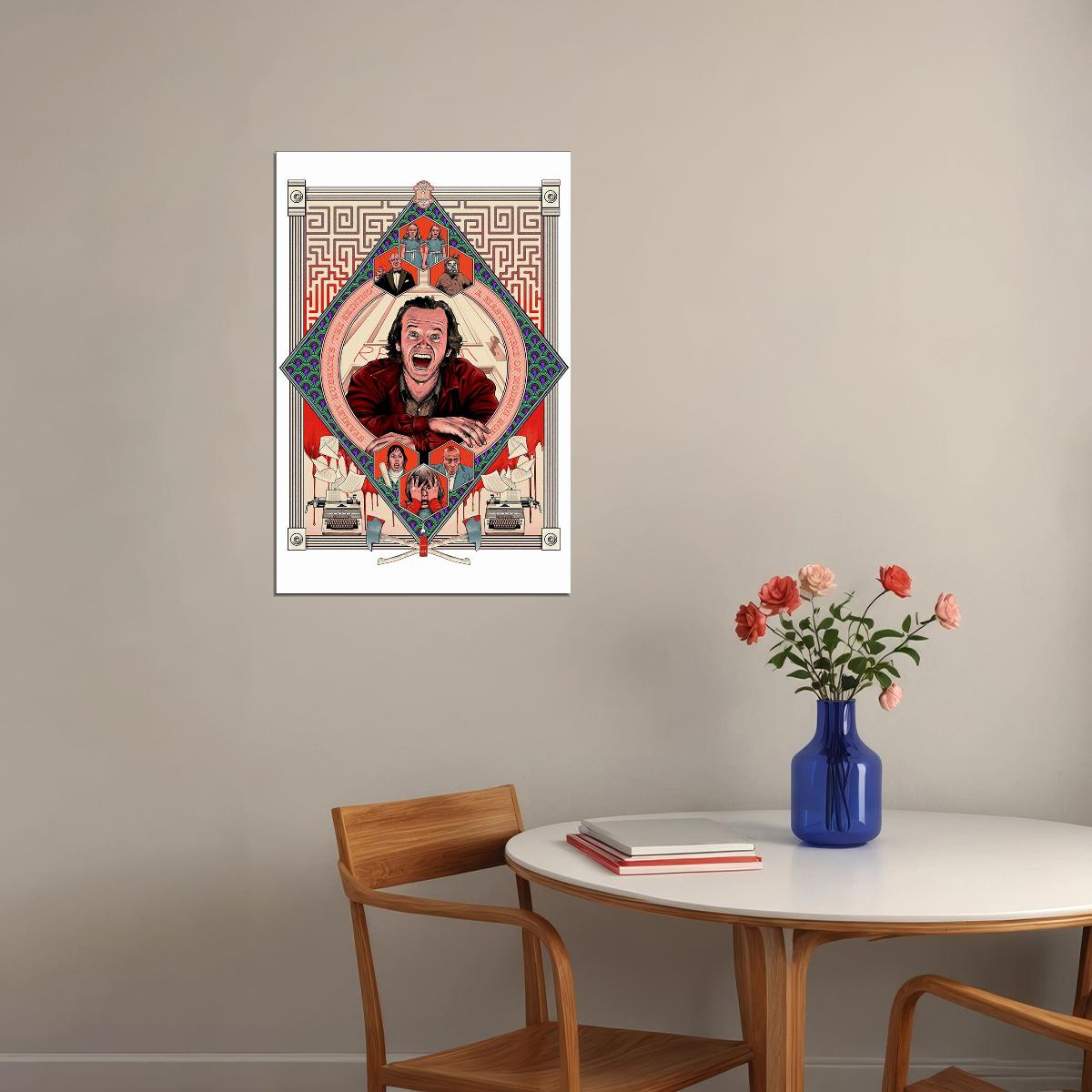 The Shining Classic Movie 1980 Horror Poster Wall Art Print Home Wall Decor - xonomax