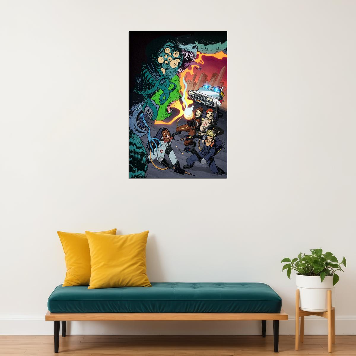Ghostbusters Ghost Hunter Science Fiction Movie Poster Wall Art Print Home Wall Decor - xonomax