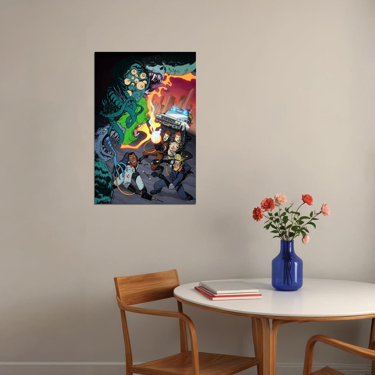 Ghostbusters Ghost Hunter Science Fiction Movie Poster Wall Art Print Home Wall Decor - xonomax