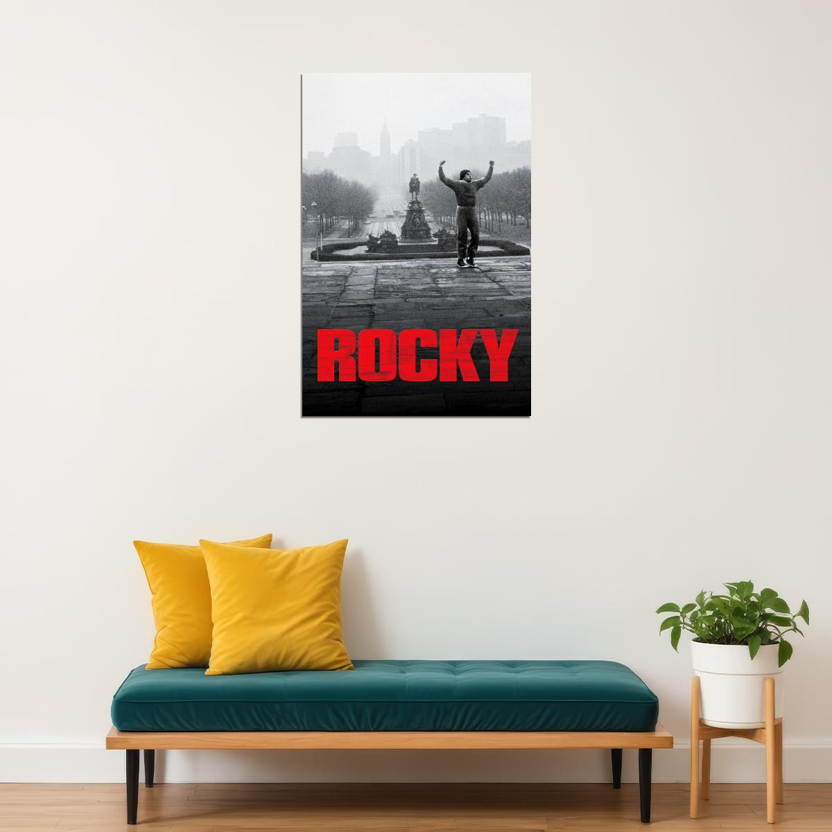 Rocky Classic Movie Drama Sport Poster Wall Art Print Home Wall Decor