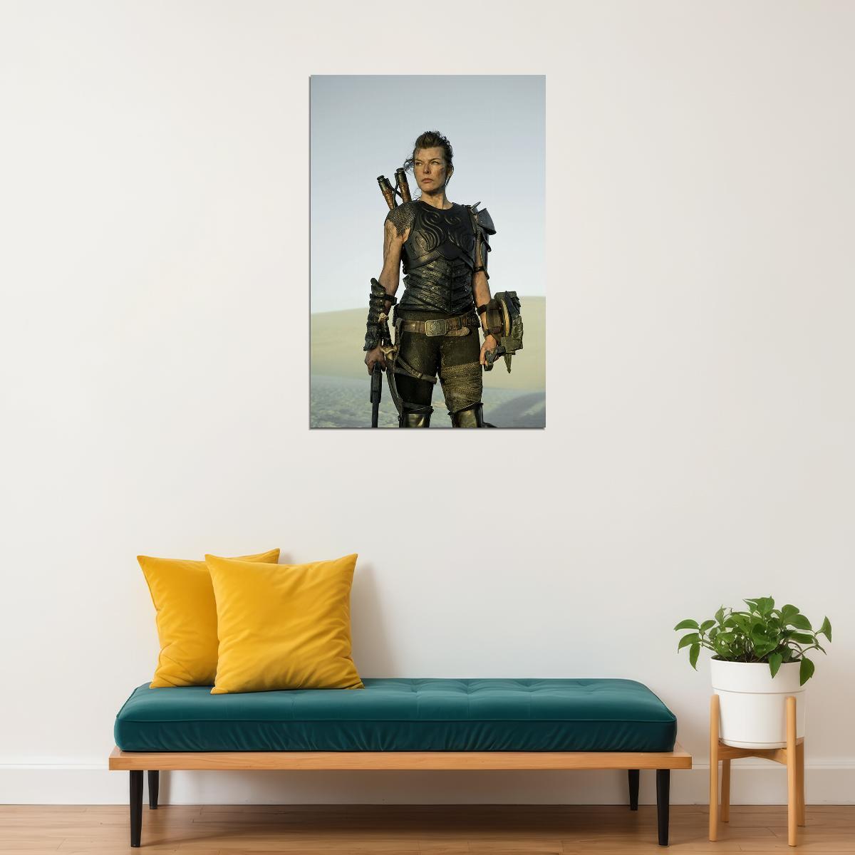 Monster Hunter Movie Milla Jovovich Action Fantasy Poster Wall Art Print Home Wall Decor - xonomax