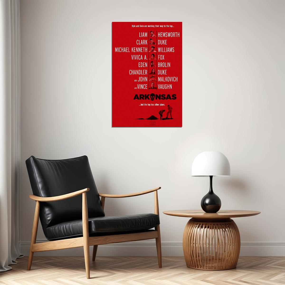 Arkansas Movie 2020 Crime Thrtiller Poster Wall Art Print Home Wall Decor - xonomax