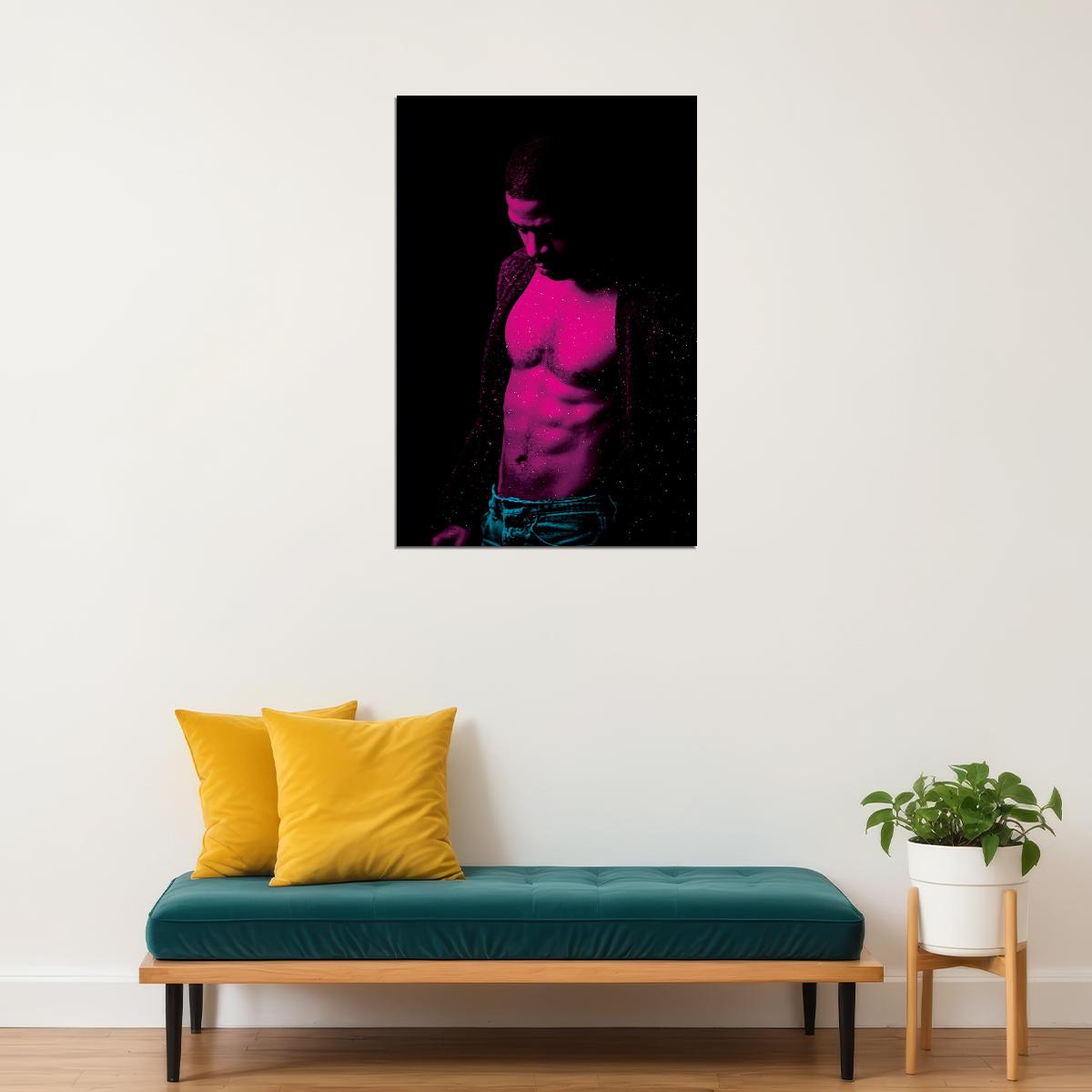 Kid Cudi Passion Pain And Demon Slayin Rap 2020 Mixtape Poster Wall Art Print Home Wall Decor - xonomax