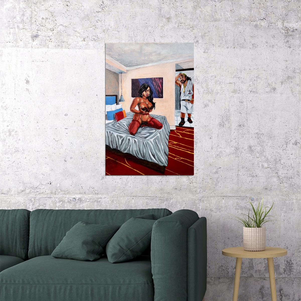 Estee Nack And Grubby Pawz I Wanna Jada Fire Rap Music Poster Wall Art Print Home Wall Decor - xonomax