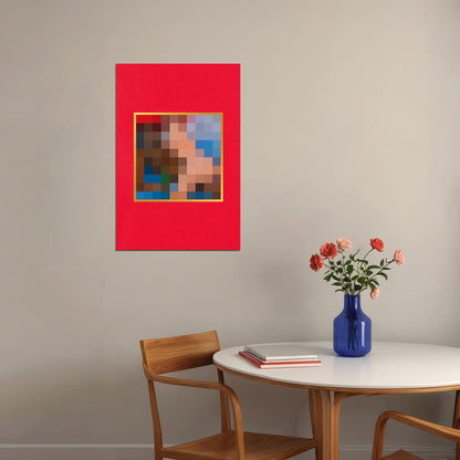 My Beautiful Dark Twisted Kanye West Album Singer Poster Wall Art Print Home Wall Decor - xonomax