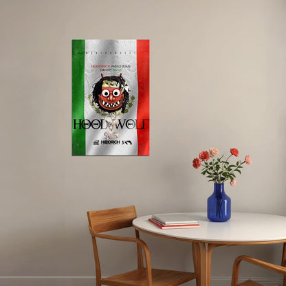 Hoodrich Pablo Juan And Danny Wolf Hoodwolf Rap Album Singer Poster Wall Art Print Home Wall Decor - xonomax