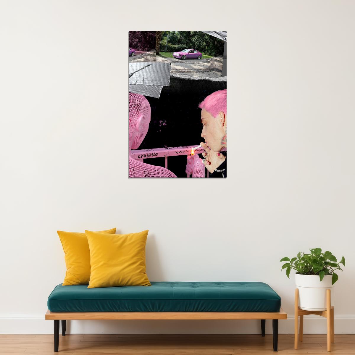 Blackbear Cybersex 2020 Rap Album Singer Poster Wall Art Print Home Wall Decor - xonomax
