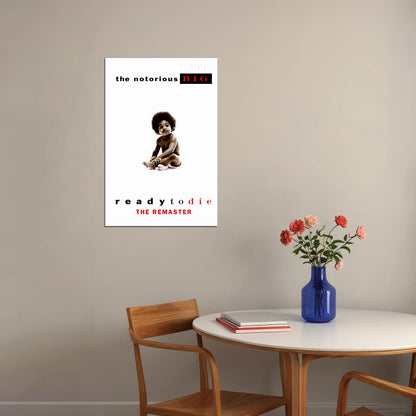 Notorious B.i.g. Biggie Smalls Ready To Die Rap Album Singer Poster Wall Art Print Home Wall Decor - xonomax