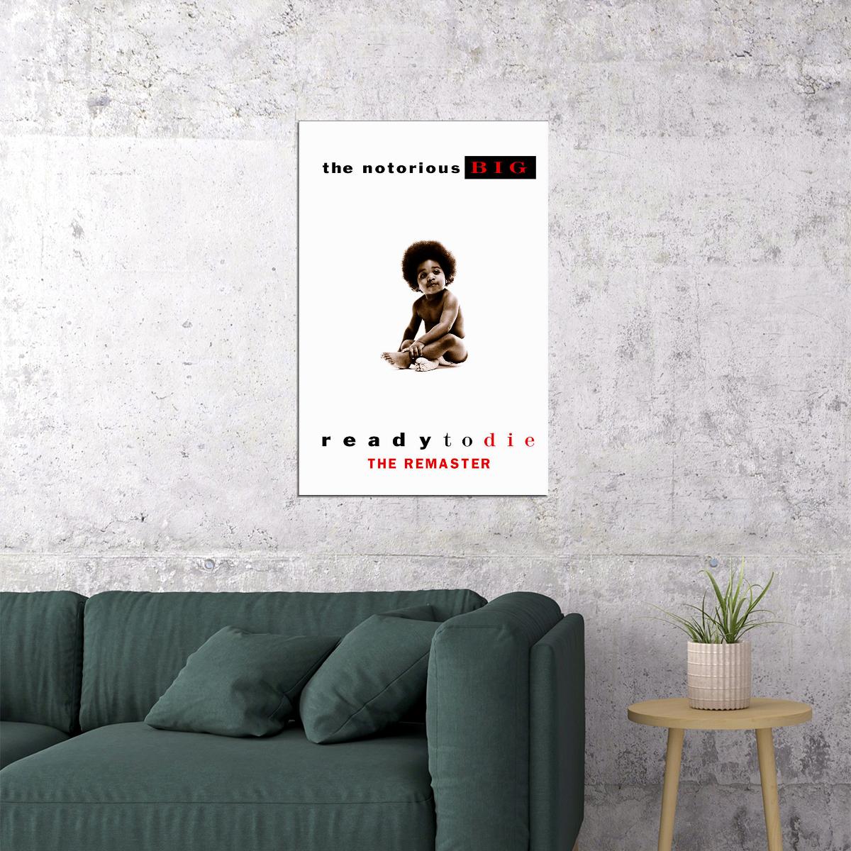 Notorious B.i.g. Biggie Smalls Ready To Die Rap Album Singer Poster Wall Art Print Home Wall Decor - xonomax