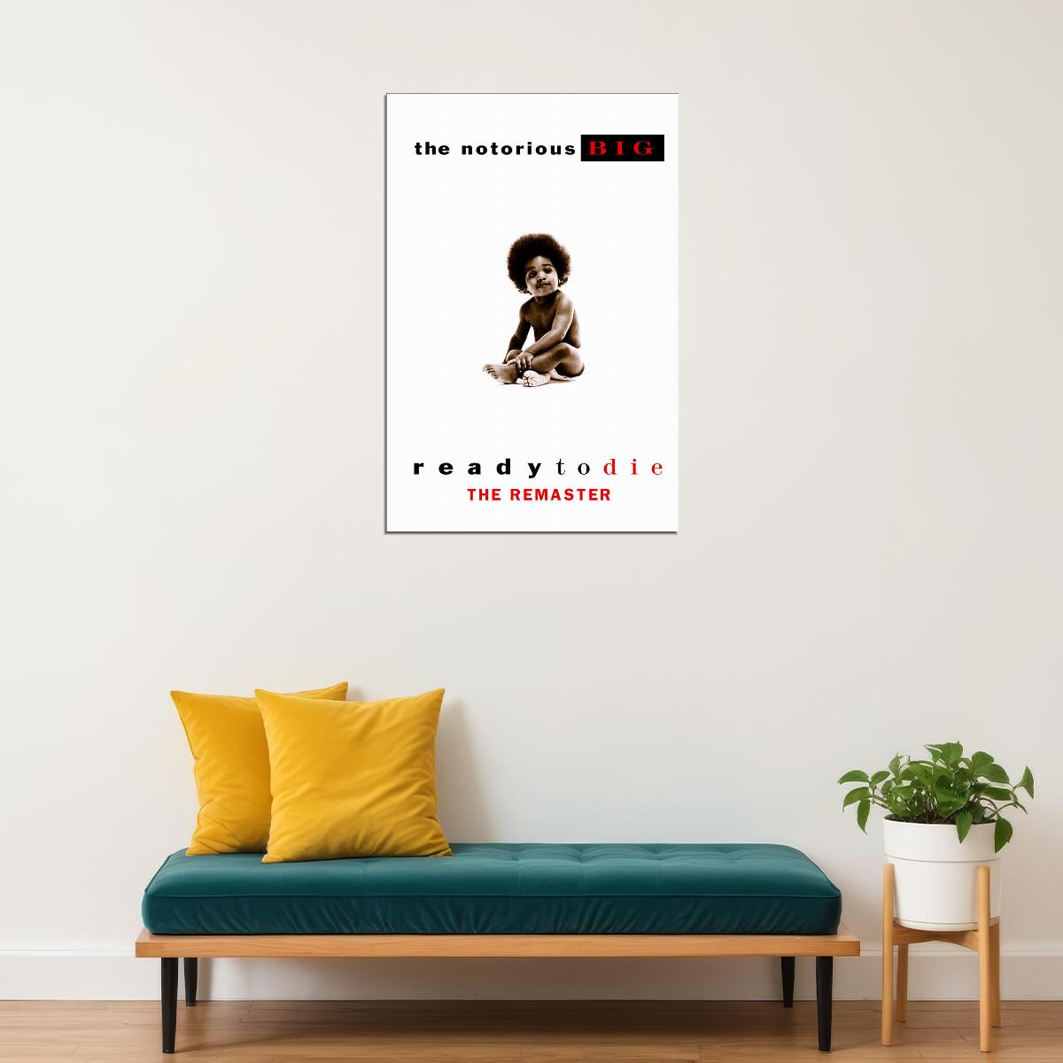 Notorious B.i.g. Biggie Smalls Ready To Die Rap Album Singer Poster Wall Art Print Home Wall Decor - xonomax