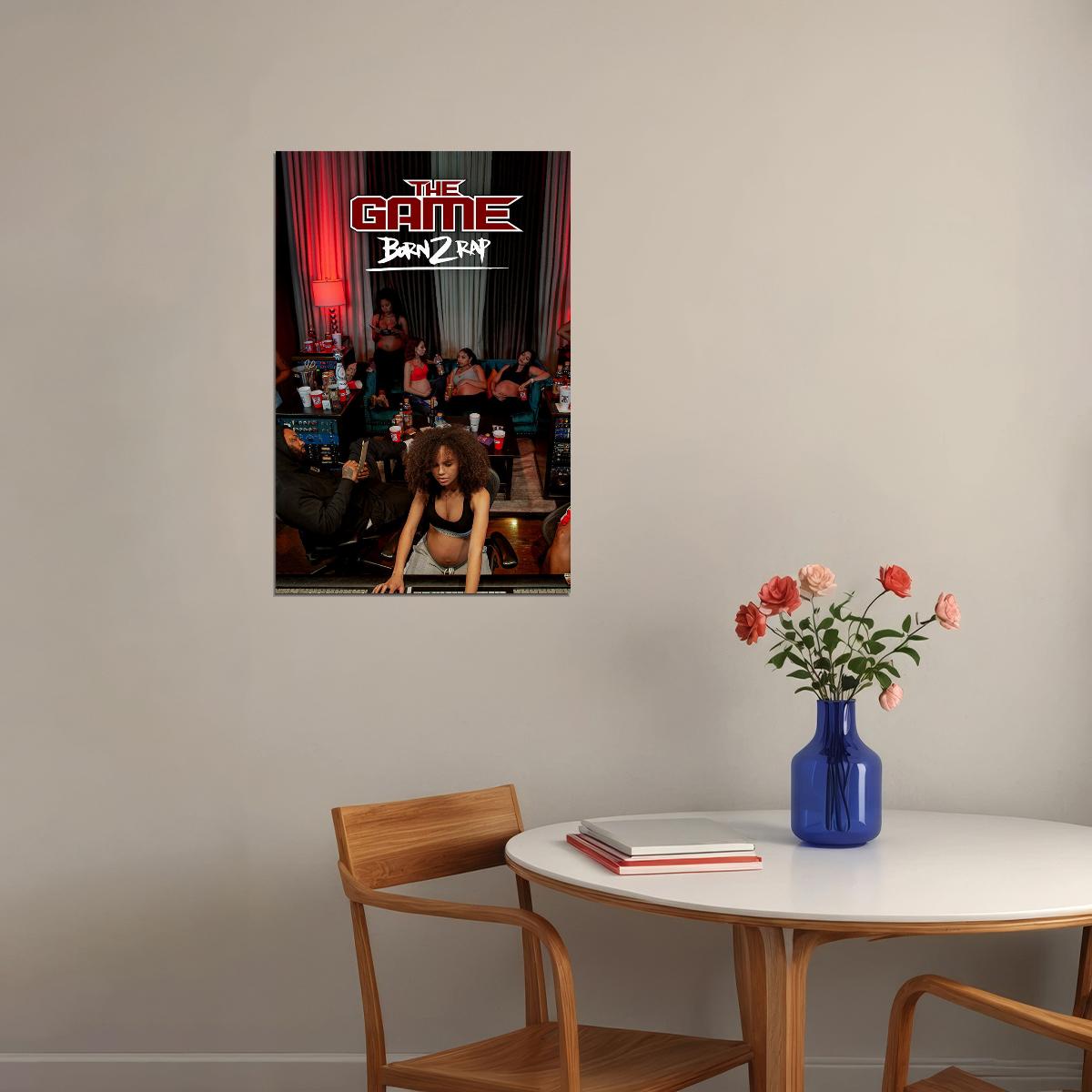 The Game Born 2 Rap 2020 Rap Album Singer Poster Wall Art Print Home Wall Decor - xonomax