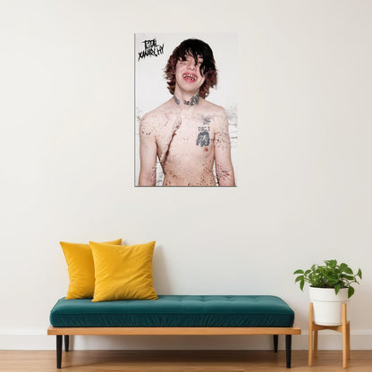 Lil Xan Total Xanarchy 2020 Rap Album Singer Poster Wall Art Print Home Wall Decor - xonomax