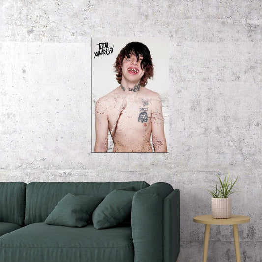Lil Xan Total Xanarchy 2020 Rap Album Singer Poster Wall Art Print Home Wall Decor - xonomax