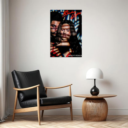 The Weeknd Blinding Lights Single Music Cover 2020 Rap Album Poster Wall Art Print Home Wall Decor - xonomax