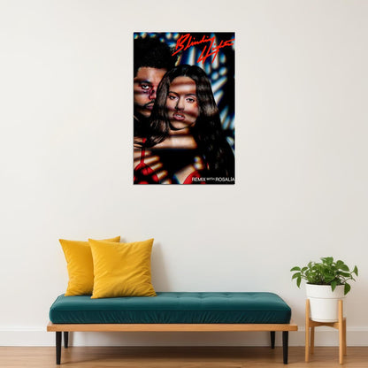 The Weeknd Blinding Lights Single Music Cover 2020 Rap Album Poster Wall Art Print Home Wall Decor - xonomax