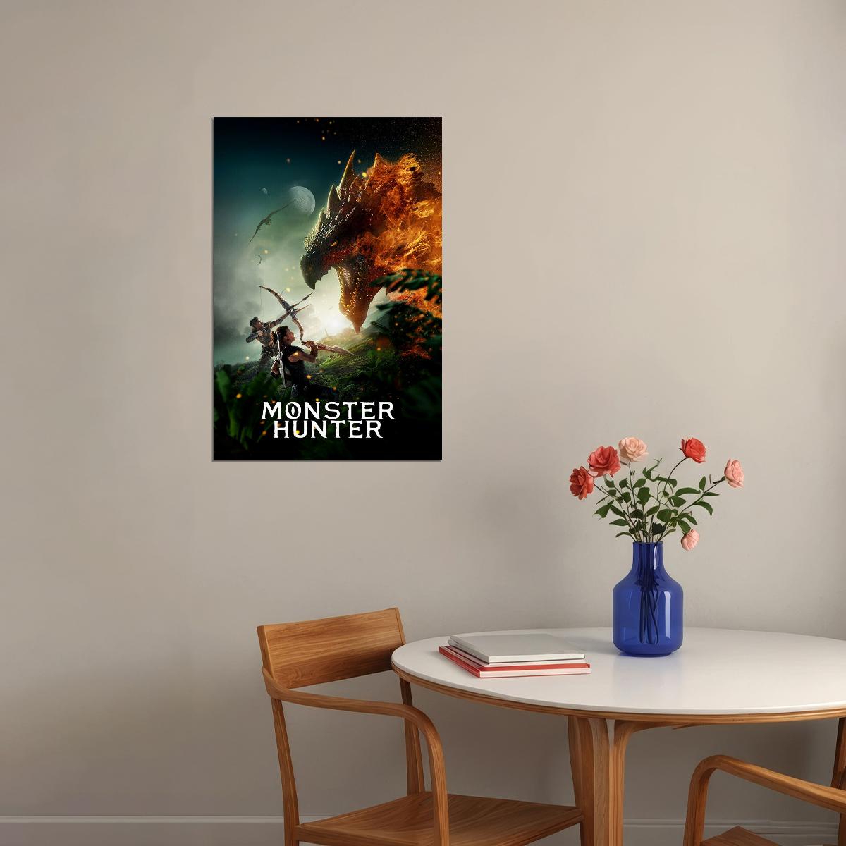 Monster Hunter Movie Milla Jovovich Action Poster Wall Art Print Home Wall Decor - xonomax