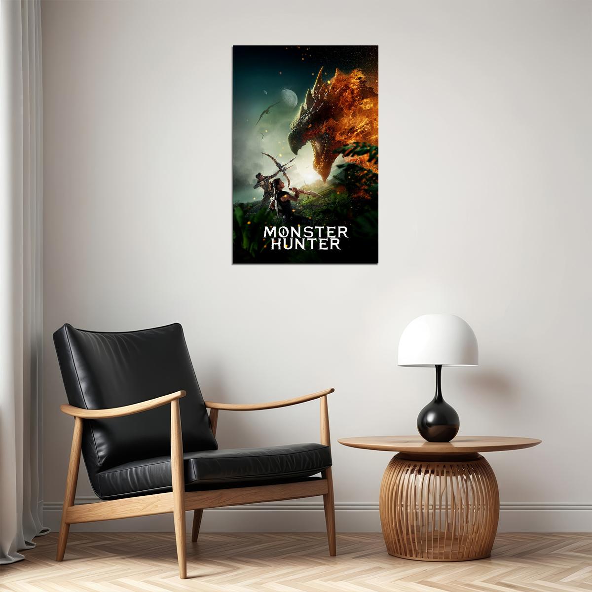 Monster Hunter Movie Milla Jovovich Action Poster Wall Art Print Home Wall Decor - xonomax