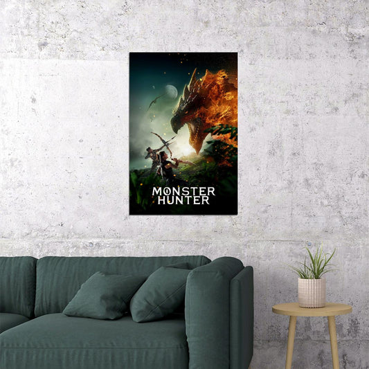 Monster Hunter Movie Milla Jovovich Action Poster Wall Art Print Home Wall Decor - xonomax